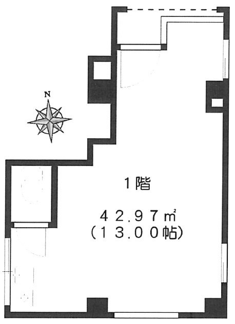 マンション野神1F 間取り図