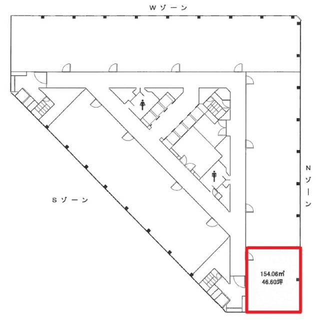 新宿第一生命ビル24F 間取り図