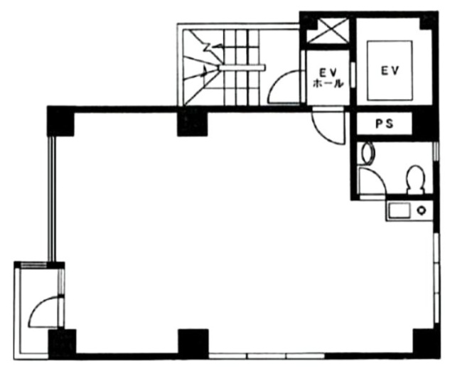 大阪屋ビル8F 間取り図