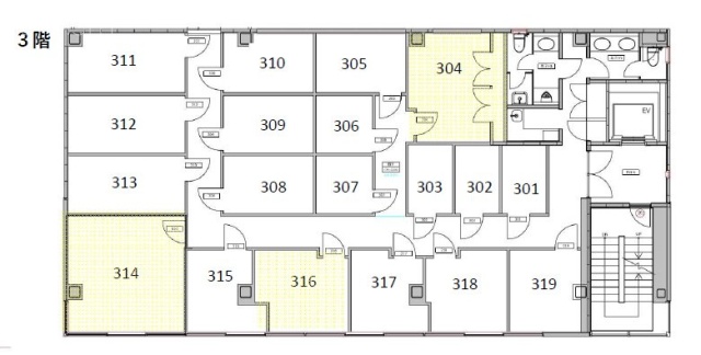 エキスパートオフィス麹町314 間取り図