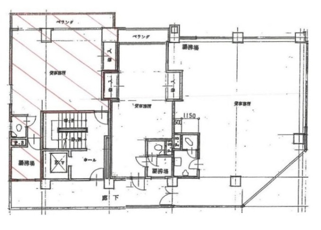 英(ハナブサ)ビル401 間取り図