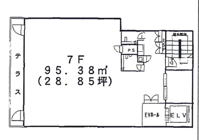 第2タストンビル7F 間取り図