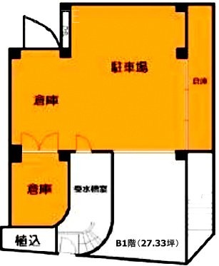 日信ビルB1F 間取り図