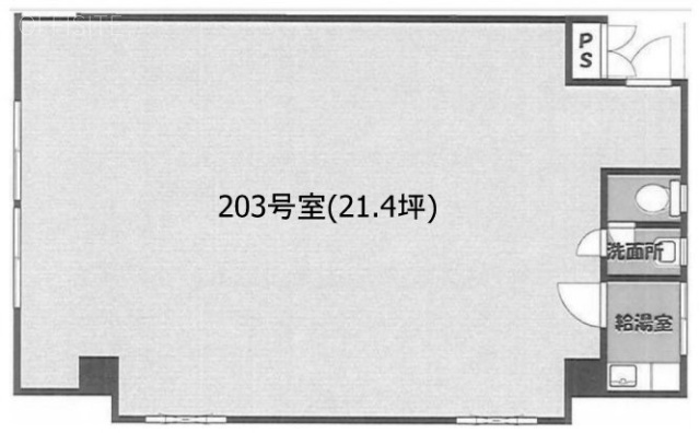 荒井ビル203 間取り図