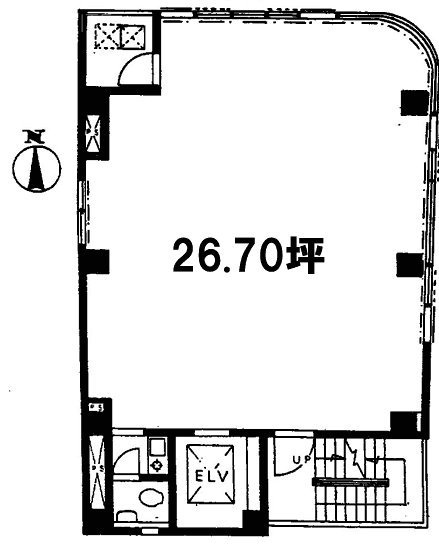 TOMビル光優2F 間取り図