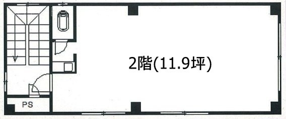ハイツボウ正武2F 間取り図