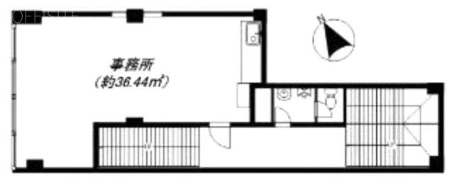 野沢天祐堂ビル2F 間取り図