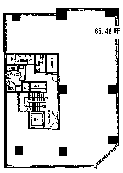 甘糟ビル6F 間取り図