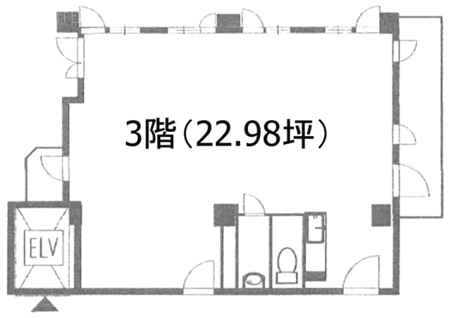 ウィンド赤坂Ⅱ301 間取り図