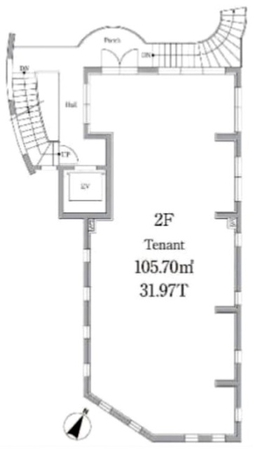 ヒルポイント元麻布2F 間取り図