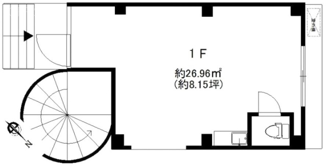 イートス代官山1F 間取り図