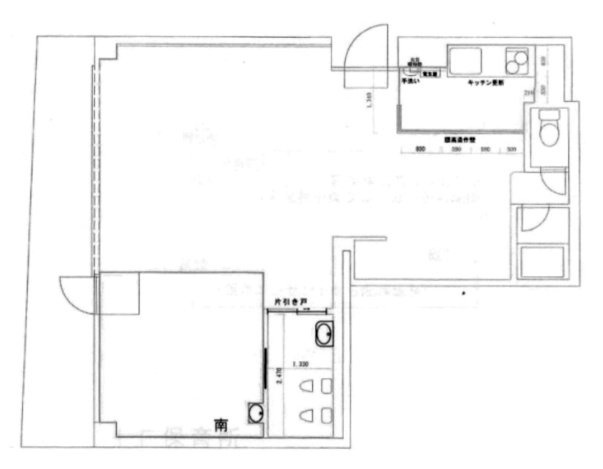 不動前MKビル1F 間取り図