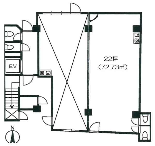 由良ビルB 間取り図