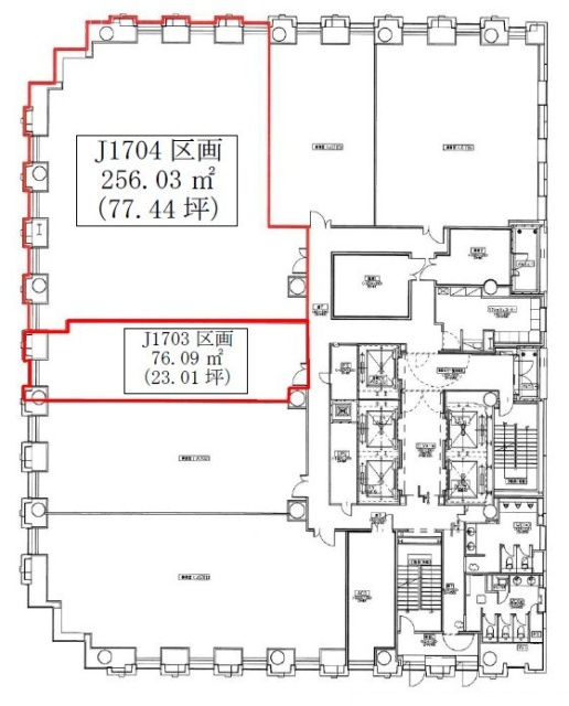 ステージビルディングJ1703 間取り図