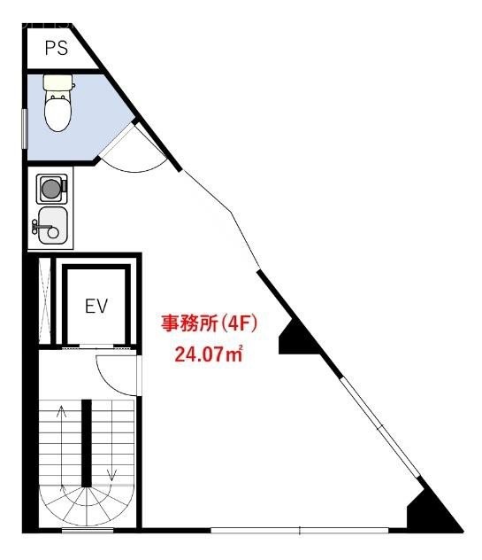 MKビル4F 間取り図