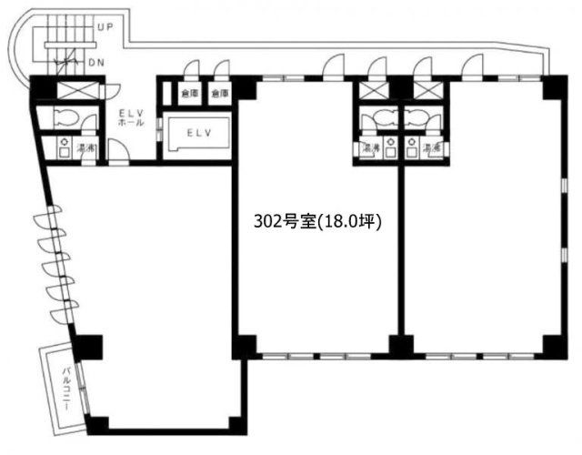 江戸川橋杉原ビル302 間取り図