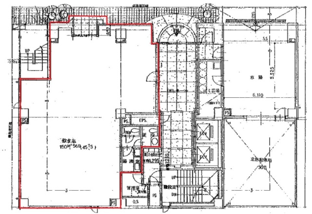 いちご高田馬場ビル1F 間取り図