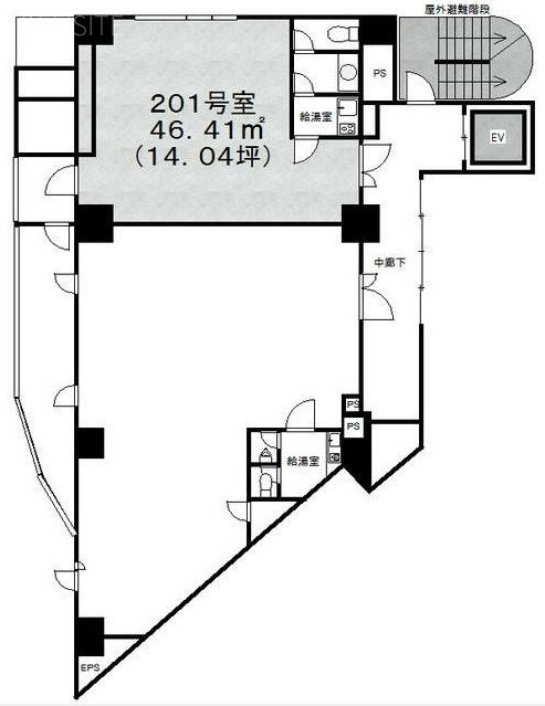 カドラービル201 間取り図