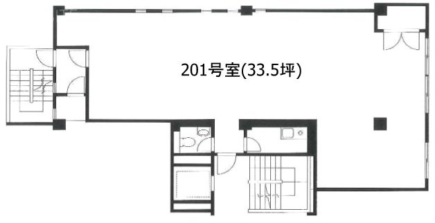 麻仁ビル渋谷(まにビル)ビル201 間取り図