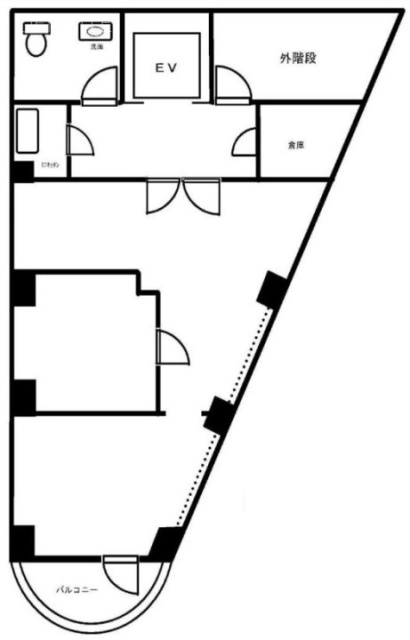 神泉モンドビル2F 間取り図