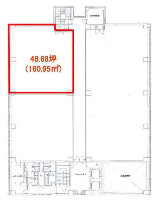 コスモス本八幡ビル6F 間取り図