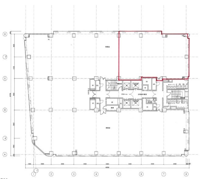 住友池袋駅前ビル8F 間取り図