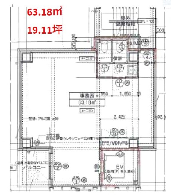 ACN神保町ビル2F 間取り図