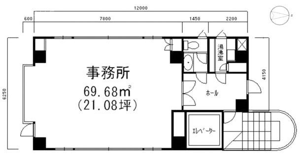 サーカス学芸大学ビル3F 間取り図