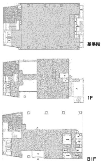 横河西巣鴨ビルB1F～11F 間取り図