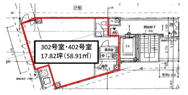 早稲田ファースト302 間取り図