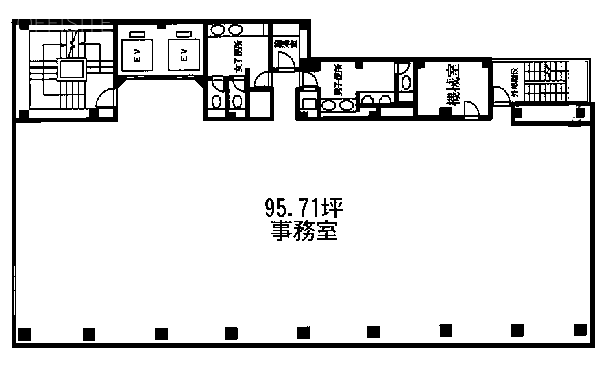 GM21ビル7F 間取り図