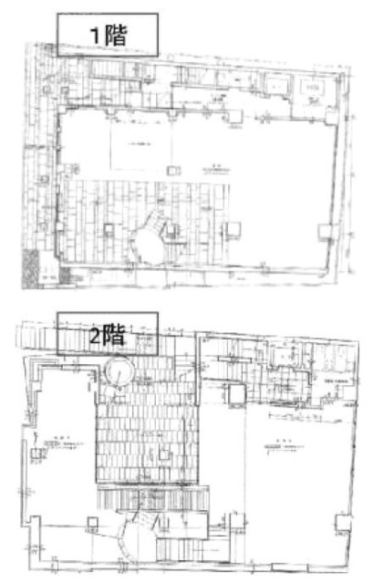 ラ・コルドビル1F～2F 間取り図