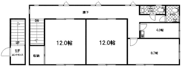 スペースくるみ坂ビル2F 間取り図