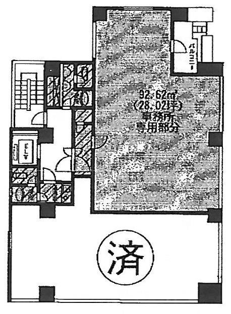 塩田本館ビル4F 間取り図