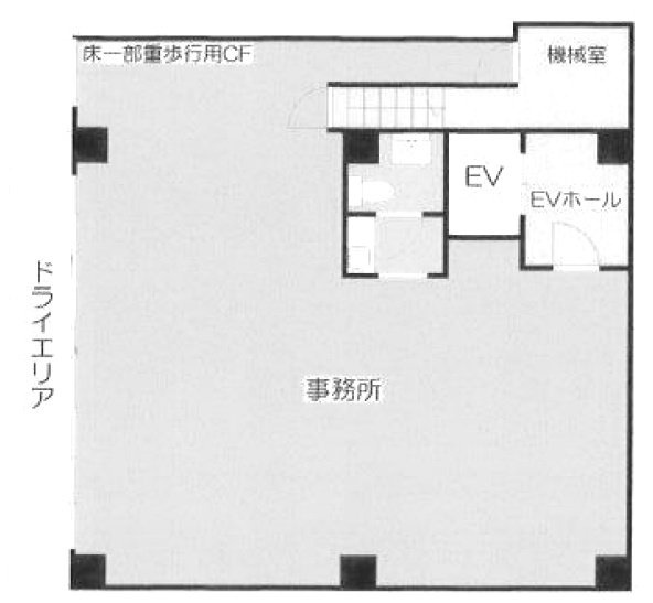 トウセン国分寺ビルB1F 間取り図