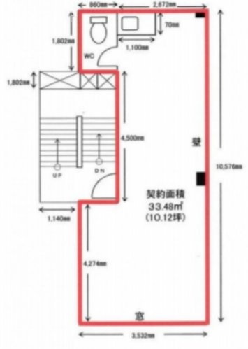 須田町四国ビル4F 間取り図