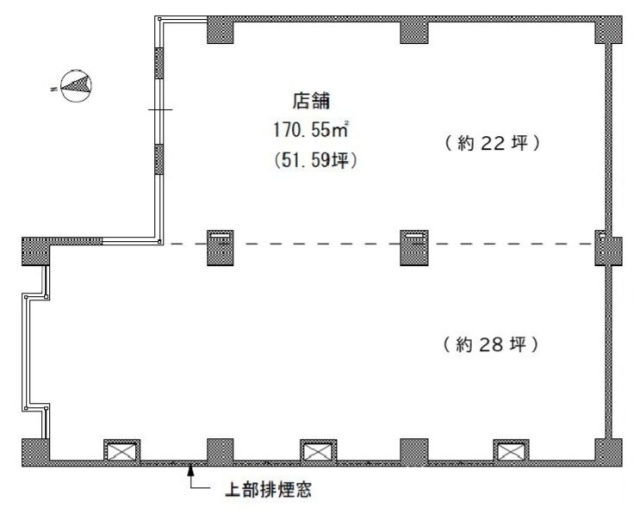 ドーミー浮間舟渡1F 間取り図