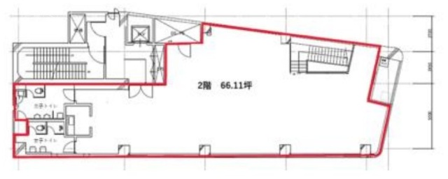 渋谷日永ビル2F 間取り図