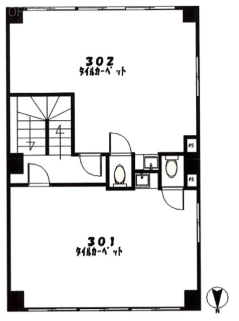 旭新宿ビル302 間取り図