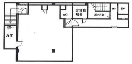 赤坂福住ビルB2F 間取り図