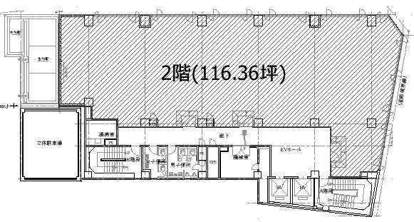 芝千歳ビル2F 間取り図