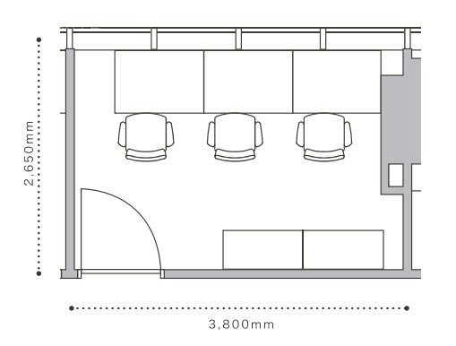 BIZ SMART 茅場町208 間取り図