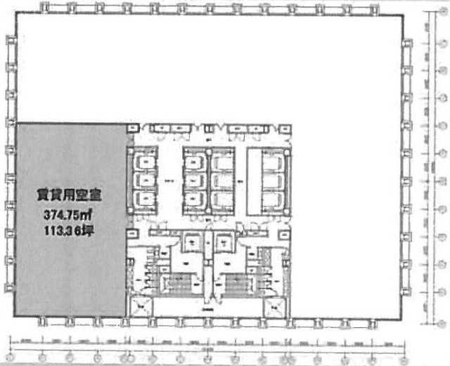 八重洲ファーストフィナンシャルビル19F 間取り図