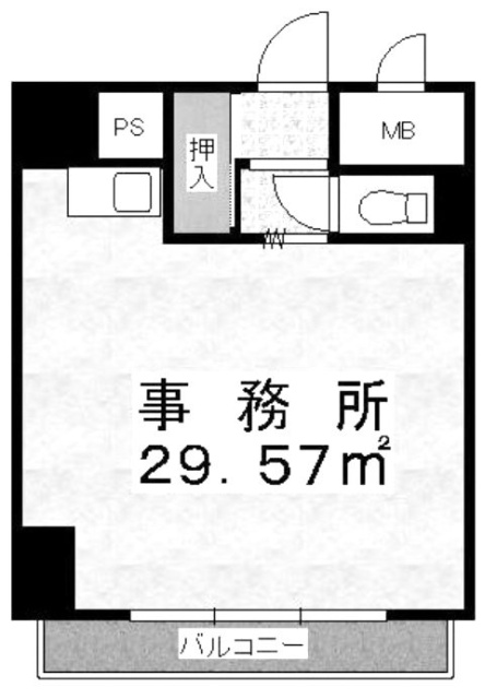 ハイツ両国駅前204 間取り図