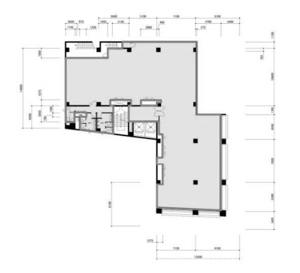 銀座THビル6F 間取り図