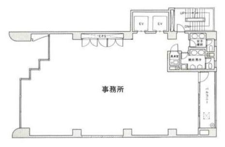 長友ランディックビル2F 間取り図