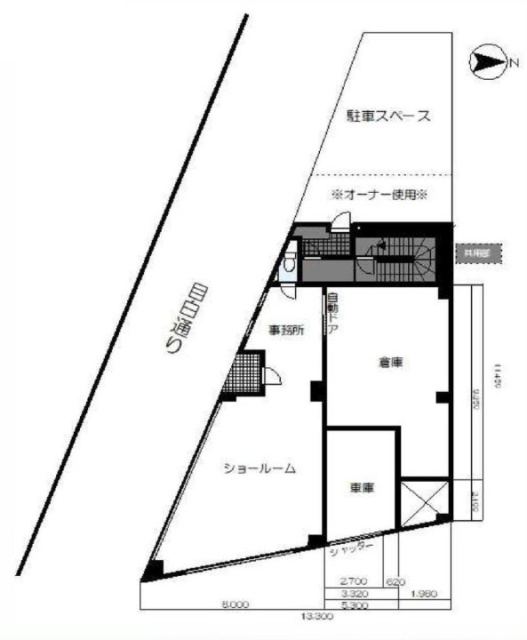 関口ビル1F 間取り図