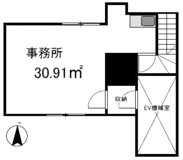 青柳ビル4F 間取り図