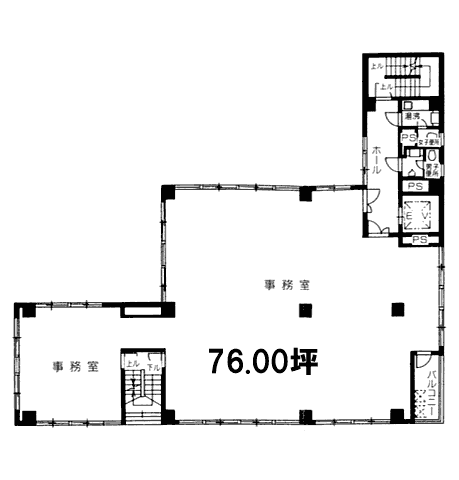 茅場町第三長岡ビル4F 間取り図