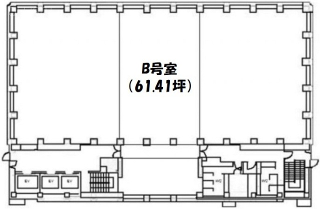 イタリア文化会館ビルB 間取り図